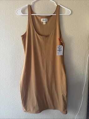 Open Edit Women's Mini Tank Dress in Camel
